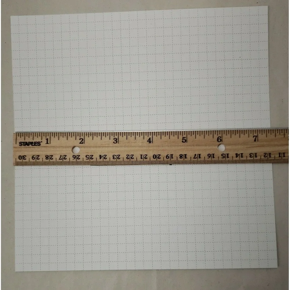 25 Blank Blotter Art sheets *WOW* blank perforated #80‎  900 1/4 inch  squares